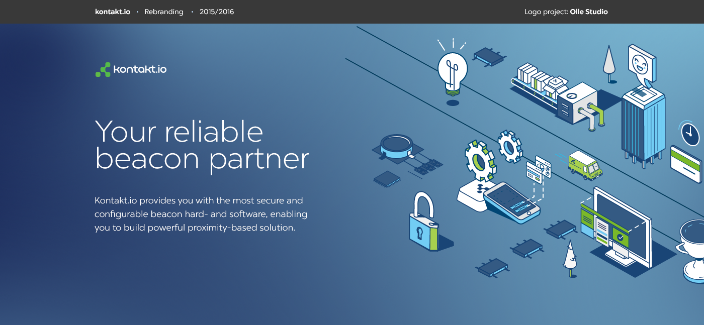 Kontakt.io視覺形象設(shè)計