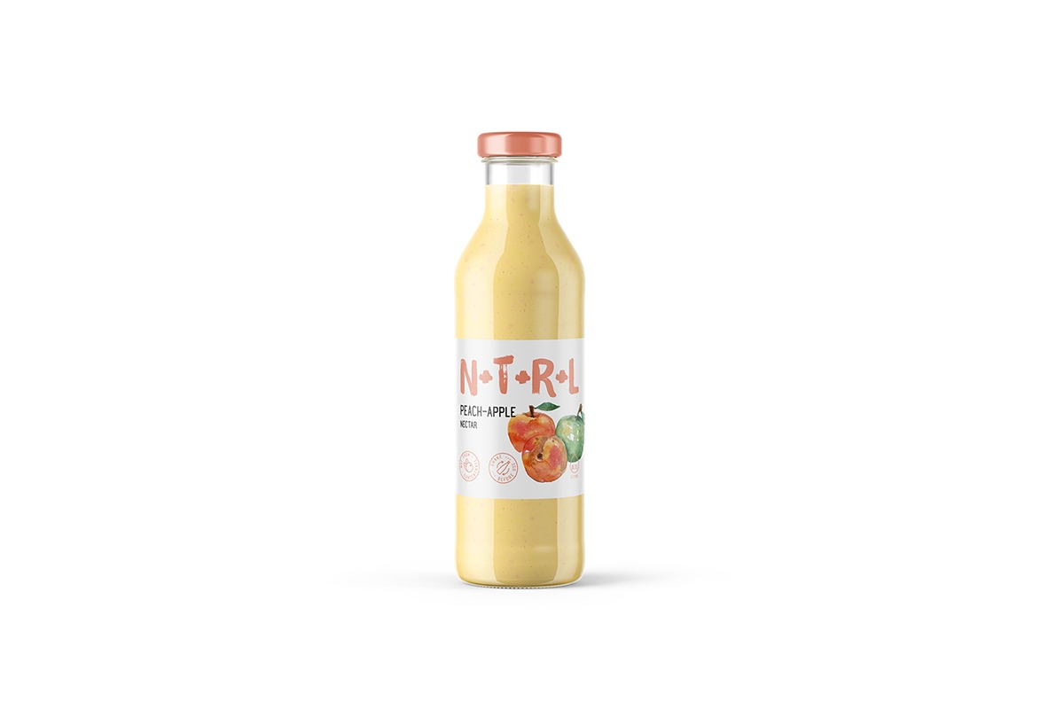 天然飲料，果汁的 品牌的包裝設計