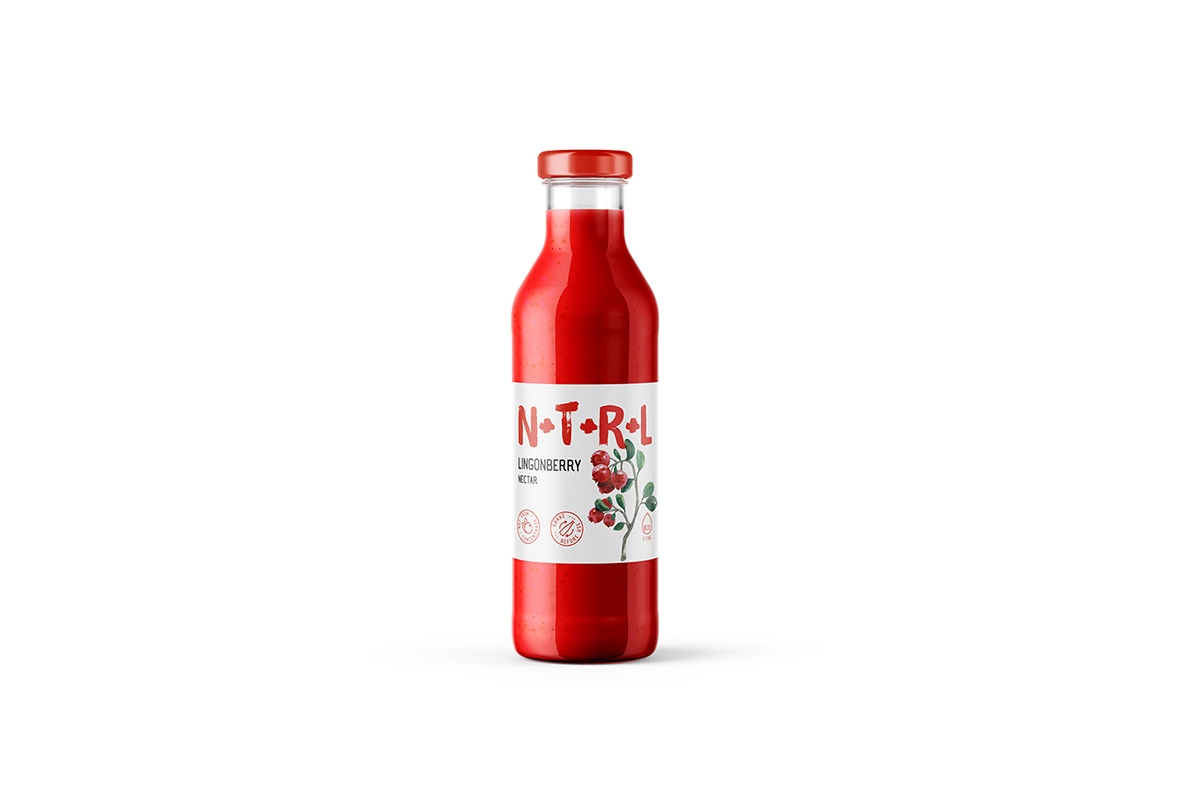 天然飲料，果汁的 品牌的包裝設計